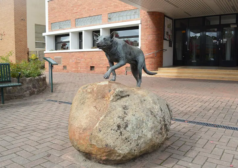 Australian Kelpie — Casterton Kelpie Monument 001